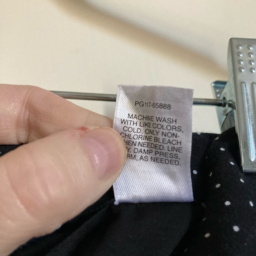 Euc Pendleton Black With White Polka Dot’s Midi S… - image 5